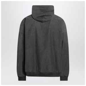 Balenciaga Trompe L''Oeil anthracite mélange cotton jacket