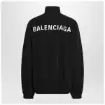 Balenciaga Back zip sweatshirt black