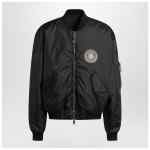 Balenciaga Black nylon Uniform Merch Large Fit bomber