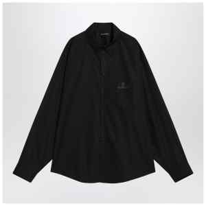 Balenciaga Black cotton shirt with logo