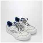 Balenciaga Hamptons Worn-Out Sneakers in White and Blue