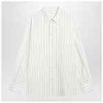 Saint Laurent White striped Cassandre shirt in cotton