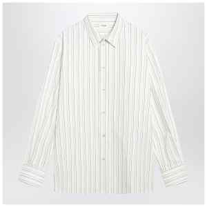 Saint Laurent White striped Cassandre shirt in cotton