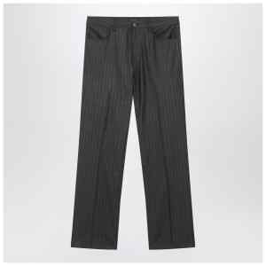 Balenciaga Grey pinstripe wool pants