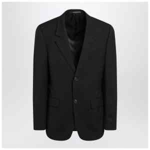Balenciaga Black single-breasted wool jacket
