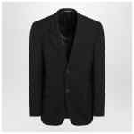 Balenciaga Single-breasted black wool jacket