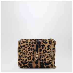 Saint Laurent Leopard-print Kate bag in pony-effect leather