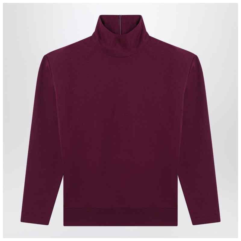 Saint Laurent Boxy purple cotton sweater Saint Laurent Boxy purple cotton sweater, theFeinheit