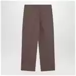 The Row Taupe cotton trousers