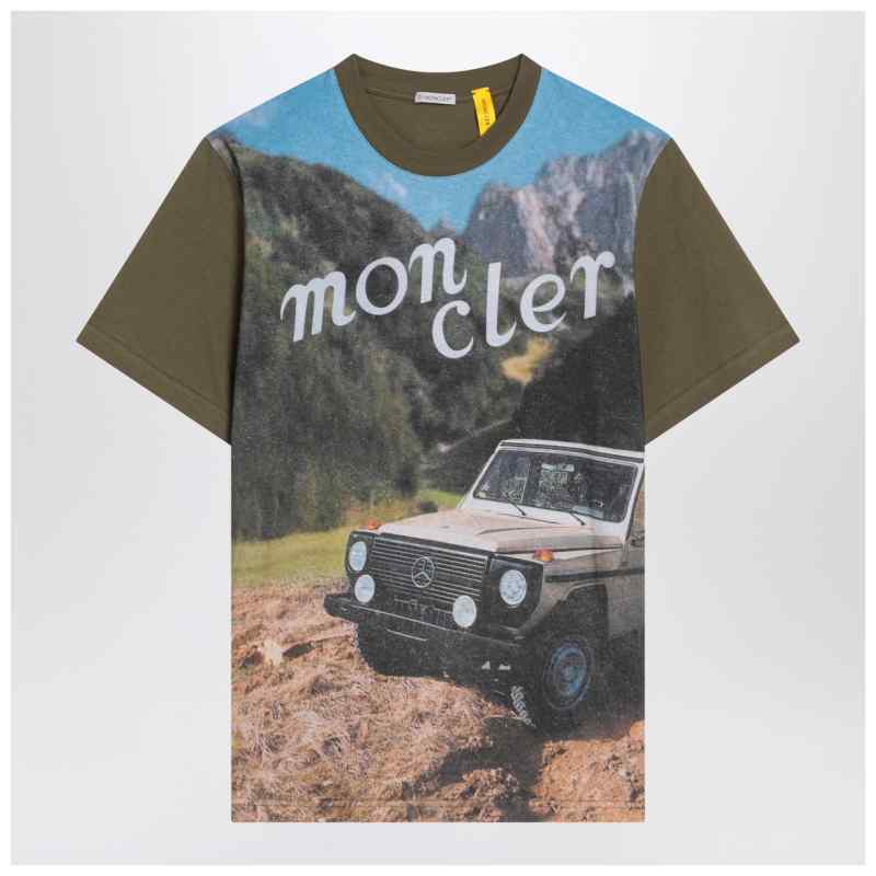 Moncler x Mercedes-Benz by Nigo Green printed cotton t-shirt Moncler x Mercedes-Benz by Nigo Green printed cotton t-shirt, theFeinheit