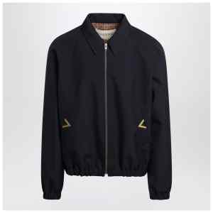 Valentino Navy bomber jacket with Vgold pockets