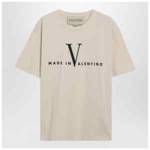 Butter-colored “Made In Valentino” T-shirt