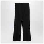 Valentino Black wool-blend trousers