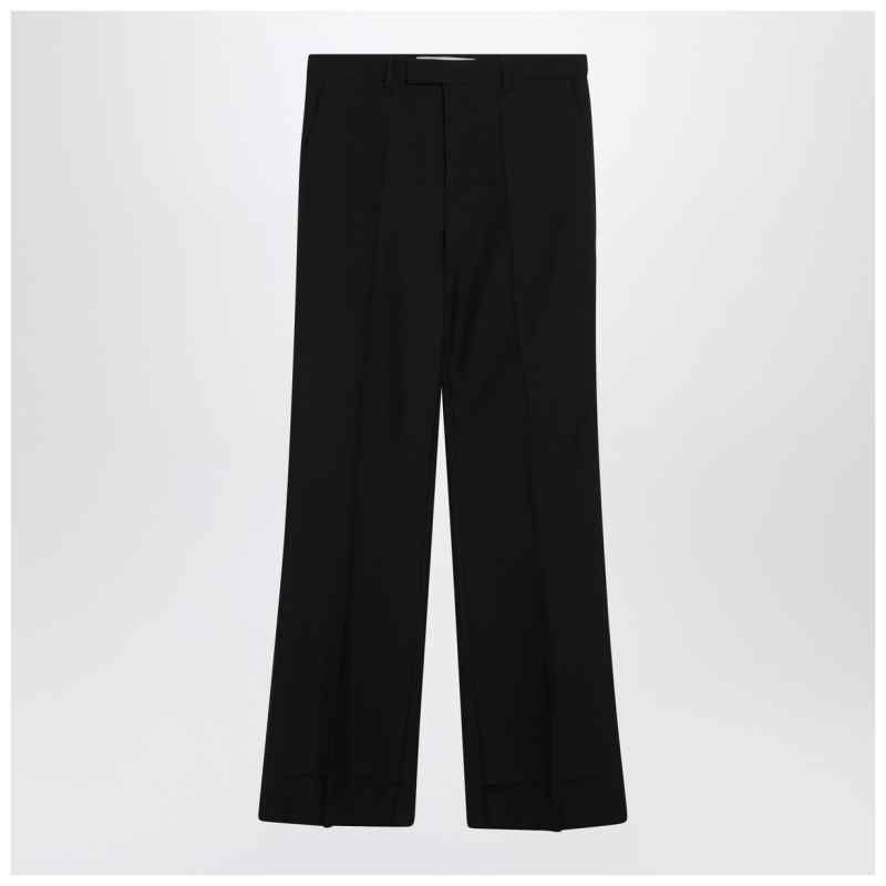 Valentino Black wool-blend trousers, theFeinheit
