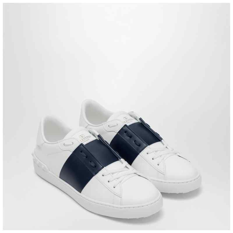 Valentino Garavani White/Dark blue Open sneaker, theFeinheit