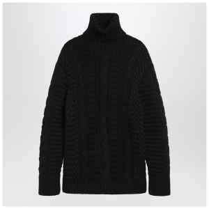 Moncler X Edward Enninful Black wool turtleneck sweater