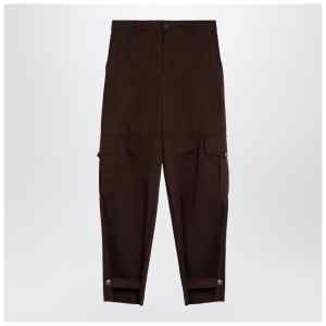 Moschino Brown wide cargo trousers