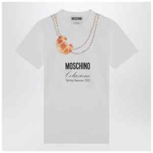 white Moschino Breakfast T-shirt