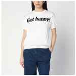 Moschino Get Happy white cotton sweater