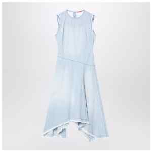 Acne Studios Light blue denim asymmetric dress