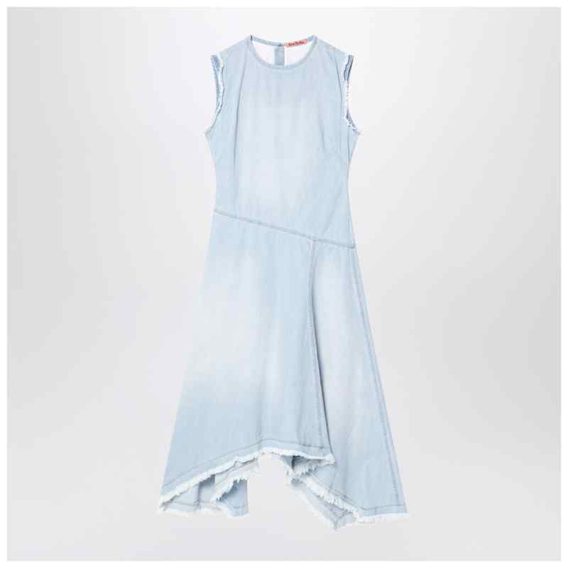 Acne Studios Light blue denim asymmetric dress, theFeinheit