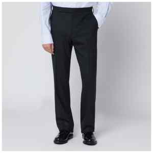 Lardini Blue wool blend trousers
