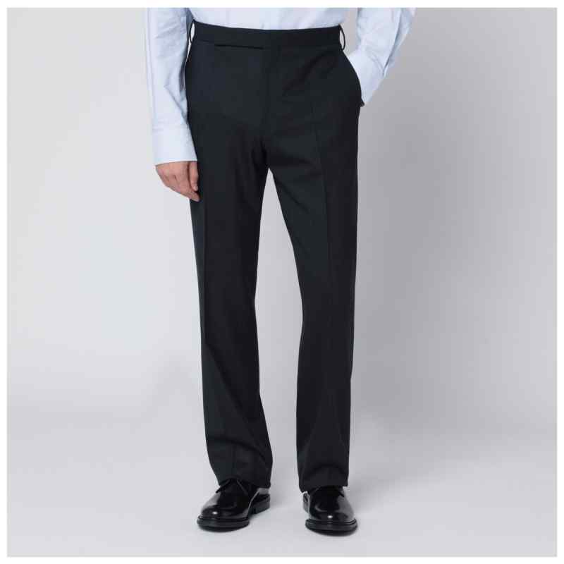 Lardini Blue wool blend trousers, theFeinheit