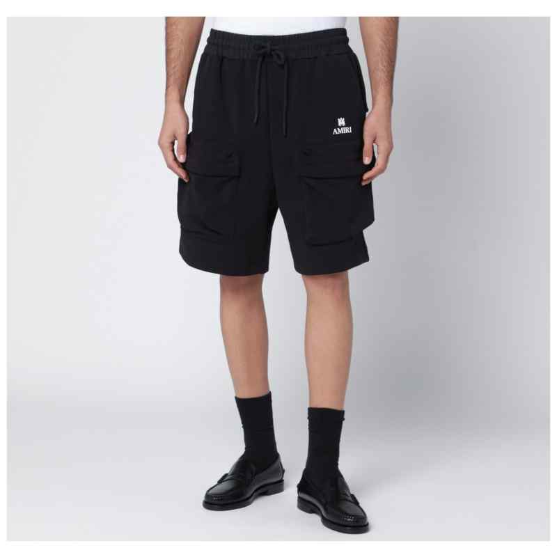 AMIRI Black cotton-blend cargo shorts AMIRI Black cotton-blend cargo shorts, theFeinheit