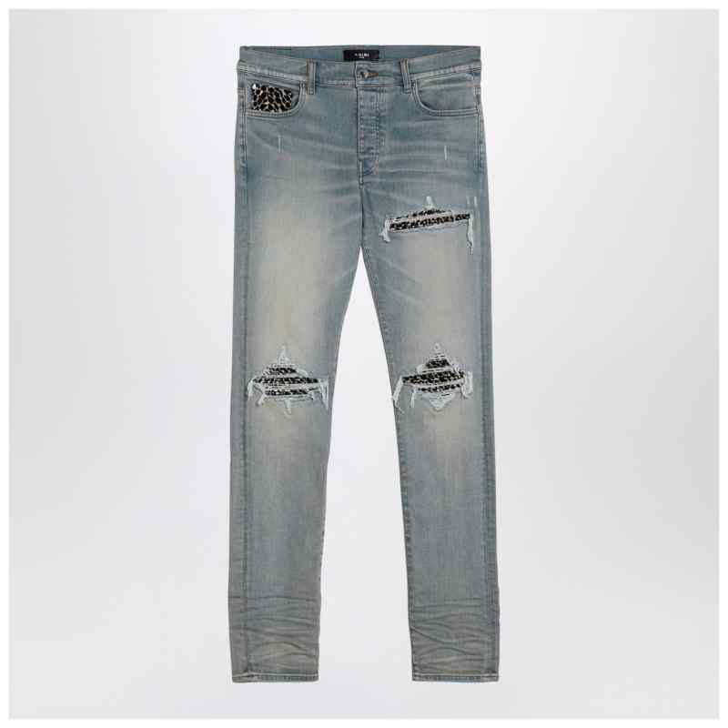 AMIRI Leopard Jeans MX1 antique indigo AMIRI Leopard Jeans MX1 antique indigo, theFeinheit