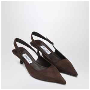Jimmy Choo Amel 50 pumps in chocolate colour