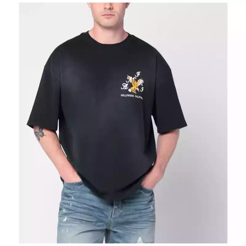 AMIRI Black cotton T-shirt