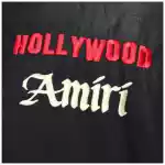 AMIRI Black cotton and nylon bomber jacket