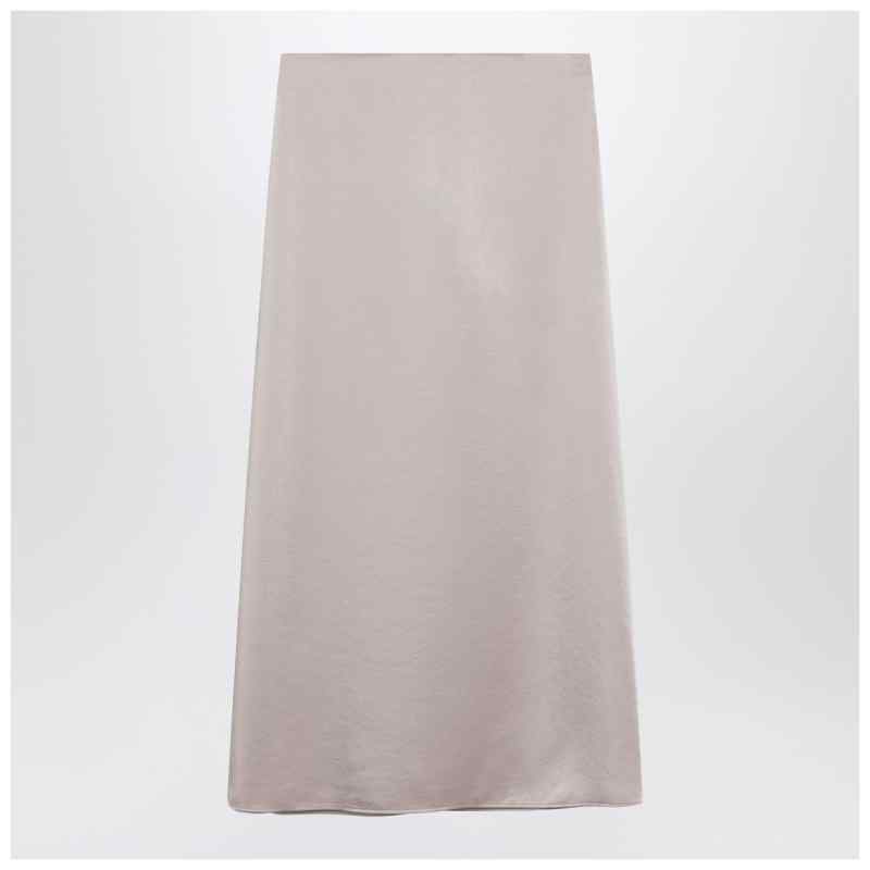 Weekend Max Mara Blush satin midi skirt, theFeinheit