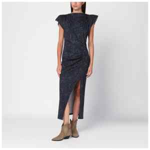 ISABEL MARANT Mid-length dress with midnight blue print