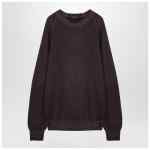 Tagliatore Brown virgin wool pullover