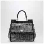 Dolce&Gabbana Black Sicily medium handbag with crystals