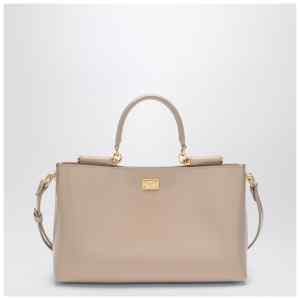 Dolce&Gabbana Vittoria handbag in flesh-coloured leather