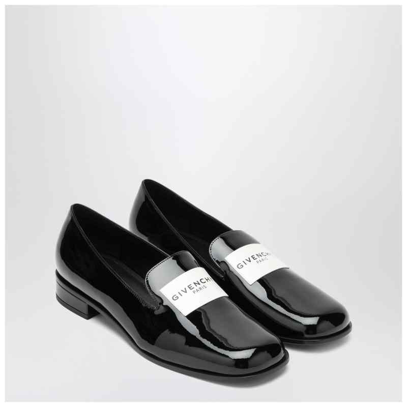 Givenchy Black patent leather tuxedo loafers, theFeinheit