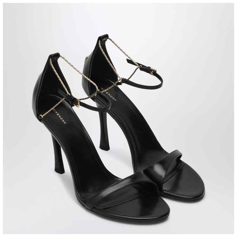 Givenchy 4G Liquid 95 sandals in black leather Givenchy 4G Liquid 95 sandals in black leather, theFeinheit