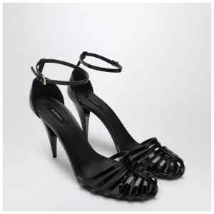 Givenchy Patent Leather Cage Heeled Sandals