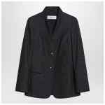 Max Mara Midnight blue jacket in cotton denim effect