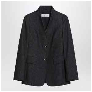 Max Mara Midnight blue jacket in cotton denim effect