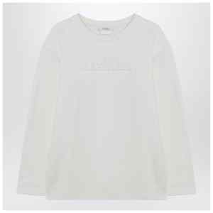 Max Mara White sweatshirt in silk blend