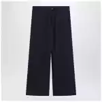 Acne Studios Navy blue satin trousers