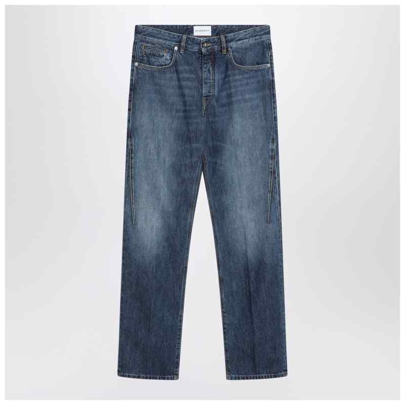Givenchy Straight jeans dark blue washed effect, theFeinheit