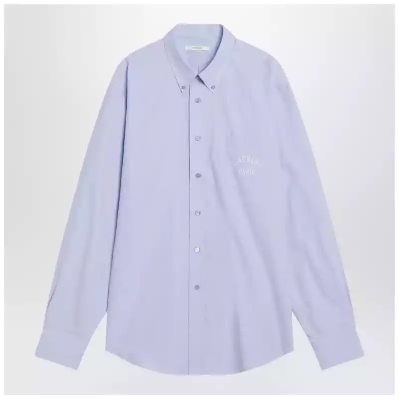 Givenchy Light blue button-down shirt in cotton