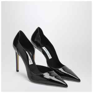 Jimmy Choo Brigitte 100 pumps in black patent leather