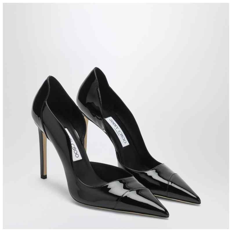 Jimmy Choo Brigitte 100 pumps in black patent leather, theFeinheit