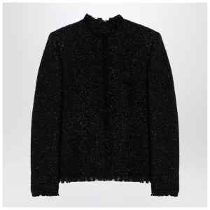 Givenchy Black tweed and lurex jacket