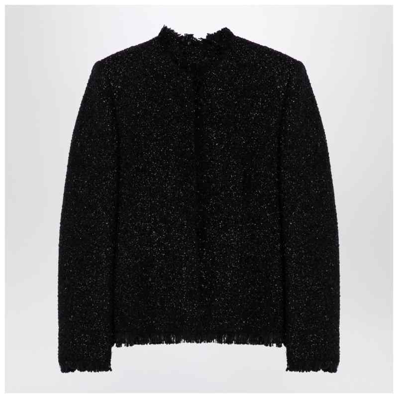 Givenchy Black tweed and lurex jacket, theFeinheit